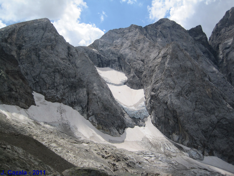 Glacier des Pyrénées : Glacier du Petit Vignemale