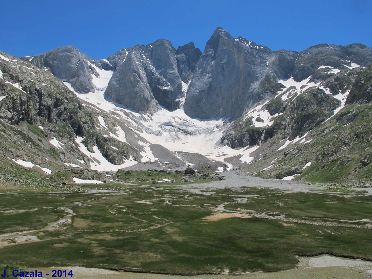 Glacier des Pyrénées : Glacier des Oulettes de Gaube