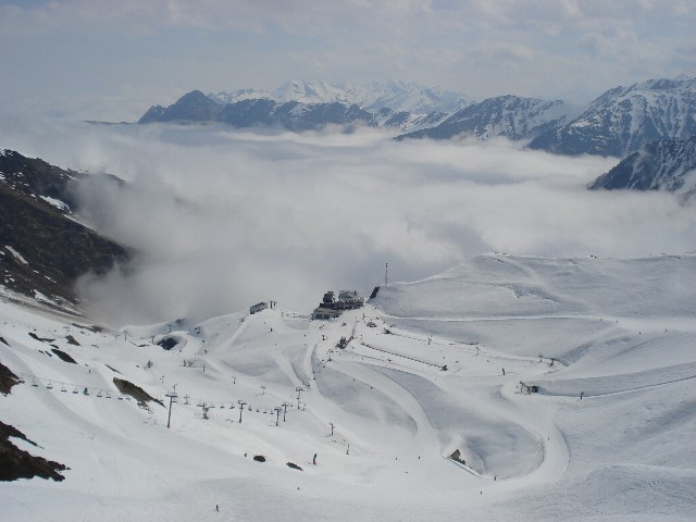 Mer de nuage sur la vallée de Cauterets