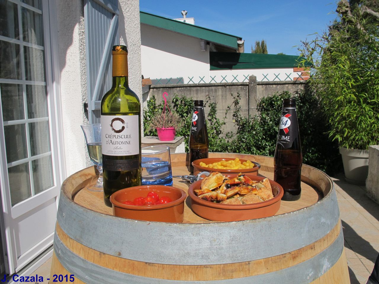 La convivialité d'un apéro entre amis en Gascogne !