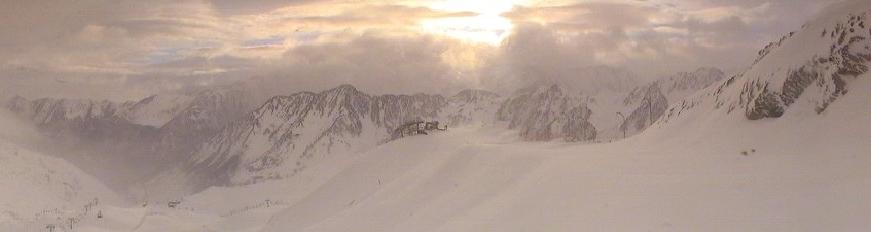 Le cirque du Lys vu depuis les crêtes ce matin à 9h30.