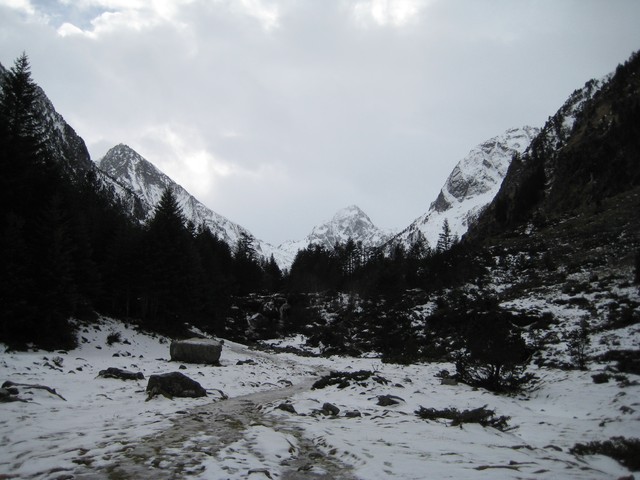 La vallée du Lutour et la Fruitière en hiver