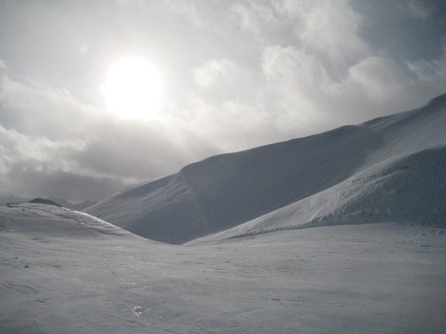 Les températures redescendent... la neige devient dure comme glace