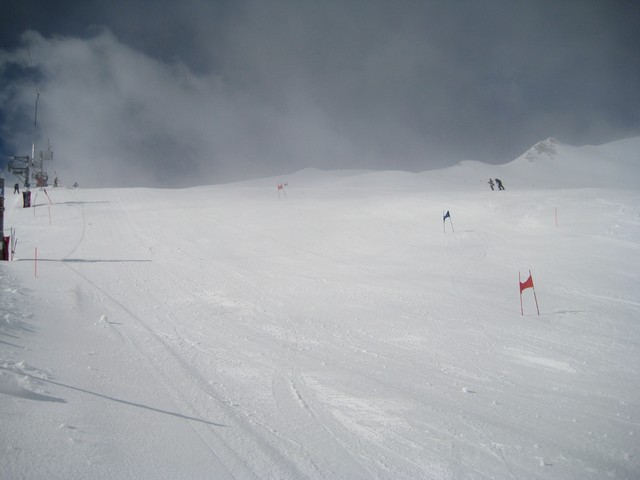 Une petite compétition de ski