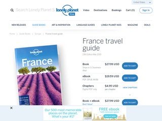 Lonely Planet France 2019 13ème édition