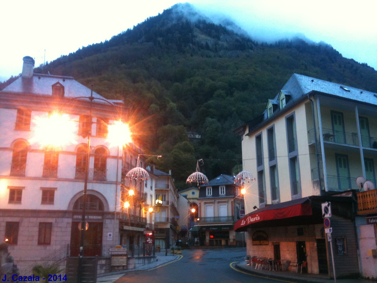 Cauterets un soir de novembre