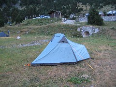 Tente pour la randonnée en montagne