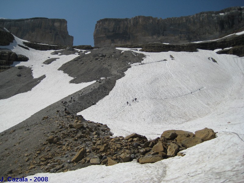 Glacier des Pyrénées : Glacier de la Brèche de Roland