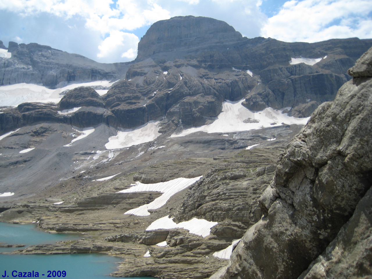 Glacier des Pyrénées : Glacier du Cylindre du Marboré