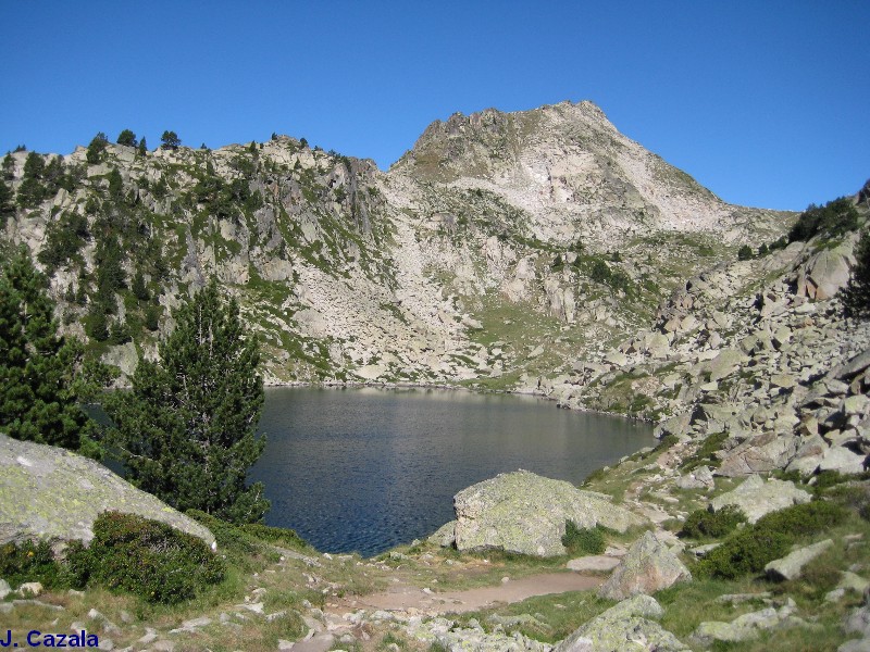 Lacs des Pyrénées : Gourguet de Madaméte (ou gourg de Rabas)