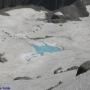 Lacs des Pyrénées : Lac glacé du glacier de la brèche de Roland