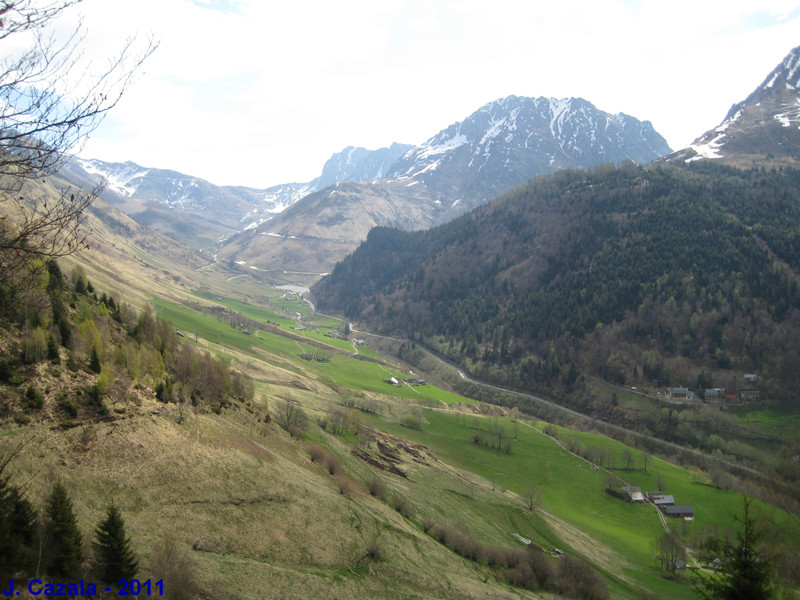 La vallée de Barèges depuis la Montagne Fleurie
