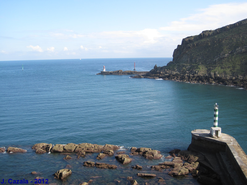 La côte basque près de Pasaia San Pedro