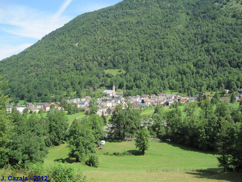 Le petit village d'Aulus-les-Bains