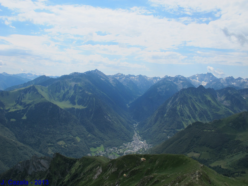 Depuis le sommet du Cabaliros