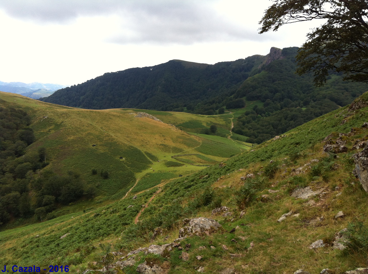 Vue depuis la randonnée boucle du col d'Ispéguy