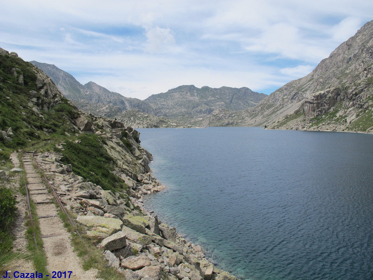 Anciens chemins de fer en bordure de l'Estany Tort