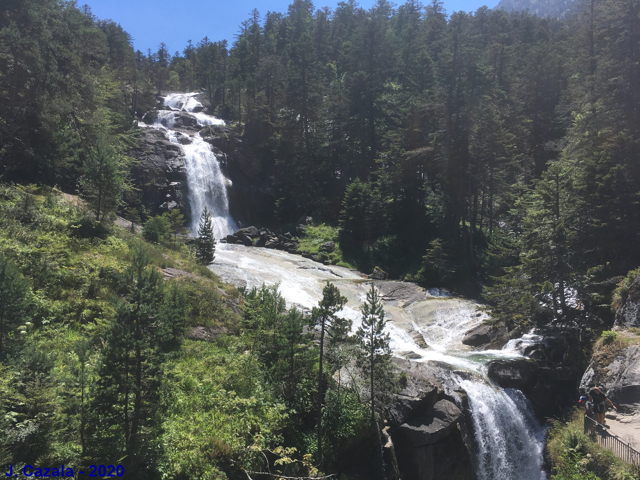 Les cascades du Pont d'Espagne