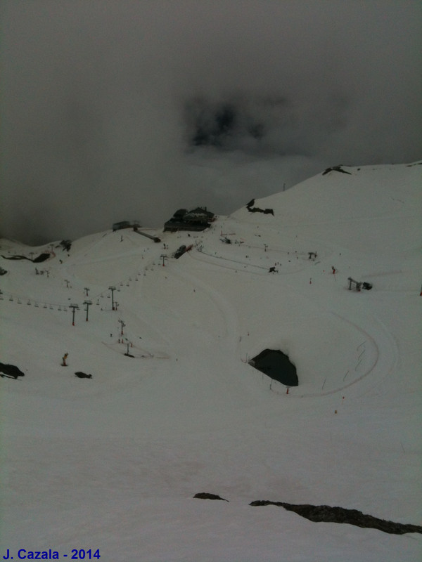 Cauterets dans les nuages