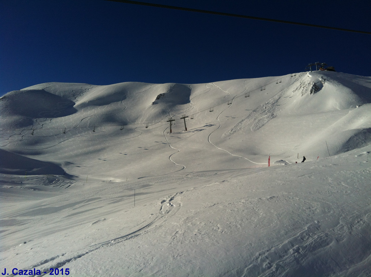 Grand soleil et neige fraiche !