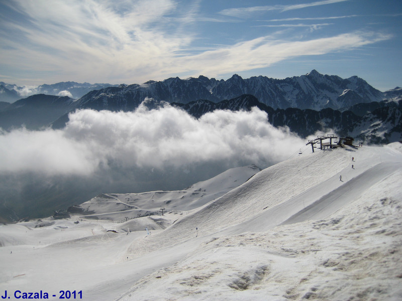 Journée de ski de printemps à Cauterets