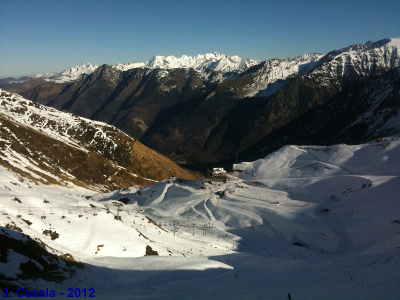 Cauterets sous le soleil de l'hiver